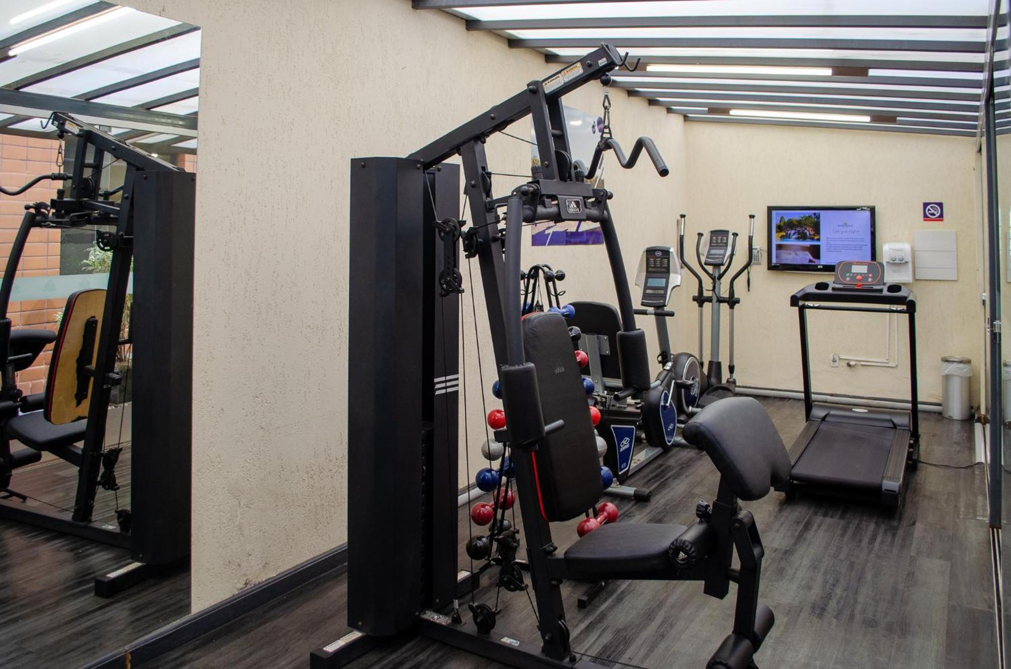 Royal Boutique Savassi Hotel Belo Horizonte Luaran gambar A gym at the hotel